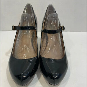 Steve Madden Black Patent Leather Mary Jane Stilettos Shoes Size 8 M